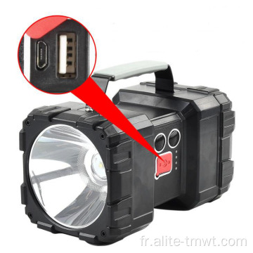 Projecteur de projecteurs de la lampe de poche rechargeable